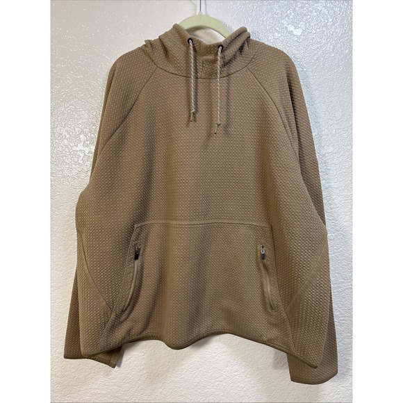 FLX Mens XXL Brown Texture Hoodie - Picture 1 of 7